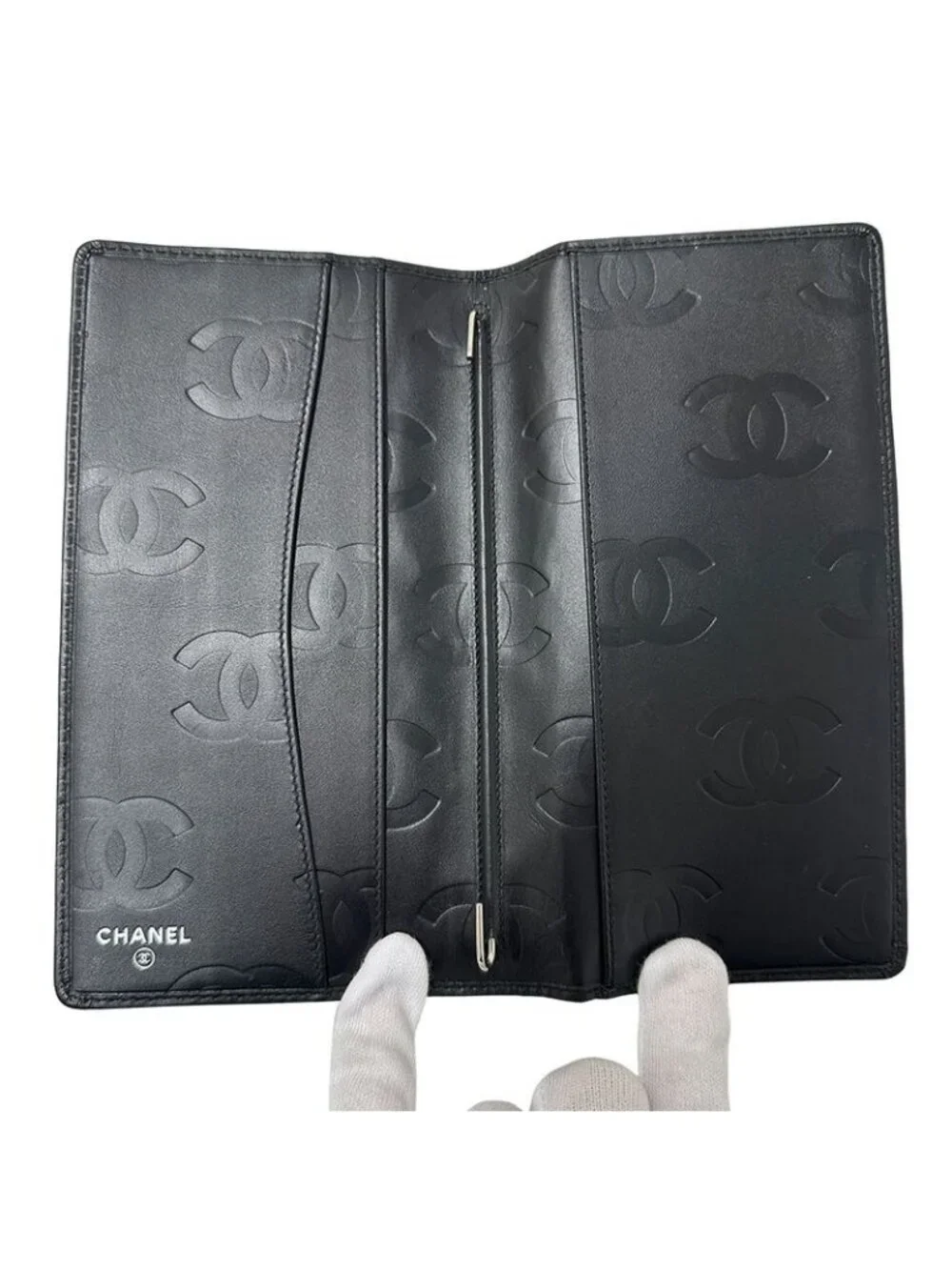 Chanel Notebook Cover Cambon Cuff Black Coco Mark Logo